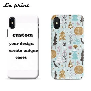 Mobile phone accessories,plastic custom printed cell phone cases for iphone X dropshipping support