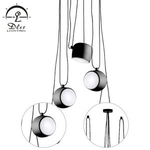 Modern coffee shop hanging lamp acrylic chandelier pendant light