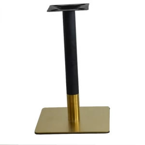 Modern Design Furniture  coffee shop metal  furniture leg  Hotel  Square Gold brushed stainless steel table bases