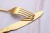 Import Modern gold cutlery set for wedding ,gold flatware set, spoon and fork knife silverware from China
