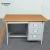 Import Modern knock-down steel office furniture Metal steel office computer table office desk with mobile pedestal file cabinet from China