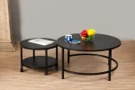 Modern Living Room Furniture Stackable Wood Tabletop Wooden Luxury Coffee Table