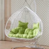Modern Outdoor Patio Swing Chair two seat patio swing wicker swing chair China factory wholesale Hanging chair hanging basket