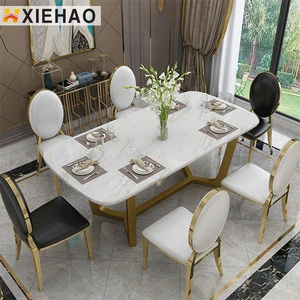 Modern Square Design marble dining Table,  dining table set modern, restaurant table dining
