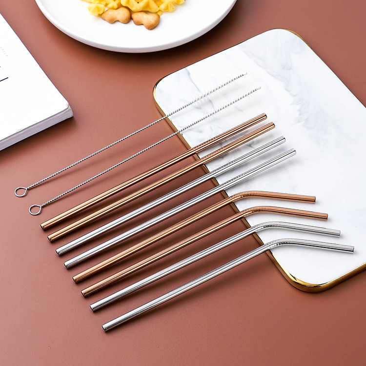 Buy Modern Style Wholesale Reusable Custom Stainless Steel Straw Metal ...