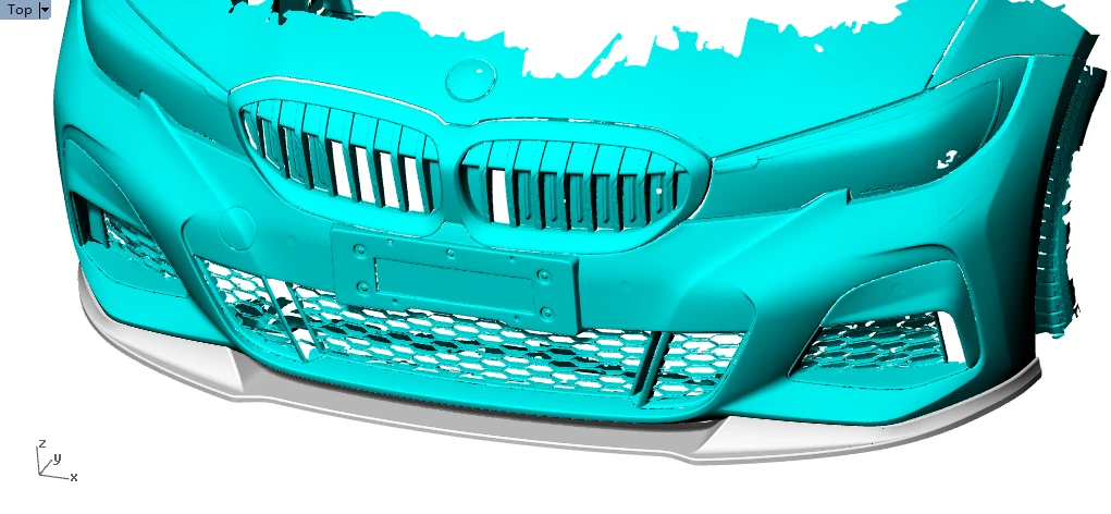 Modify Luxury Carbon Fiber Car Front Lip Spoiler for BMW 3 Series G20 G28 M-TECH 2020
