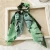Import Monstera and Plumeria Rubra Tropical Plant Printed Fabric Ponytail Ribbon Hair Tie Scrunchies from China