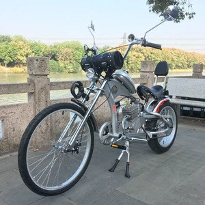 Motorcycle fuel modified Chopper Bicycles 80CC two-stroke engine power-assisted bicicleta locomotive Special Motored bike