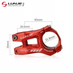 Mountain bike handlebar 31.8 * 45mm 0 degree bicycle short handlebar road handlebar bicycle riding accessories