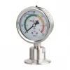 mpa/psi manometer tri Clamp membrane pressure gauge ss304 stainless steel diaphragm manometer
