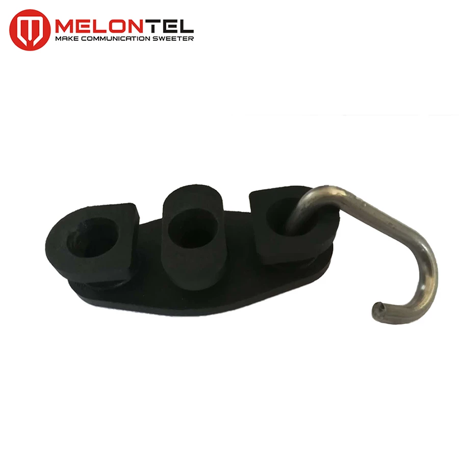 MT-1710 FTTH S Type Plastic Tension Clamp With Galvanized Hook