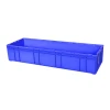 Multi color industrial large storage box plastic stackable container crate pallet bins