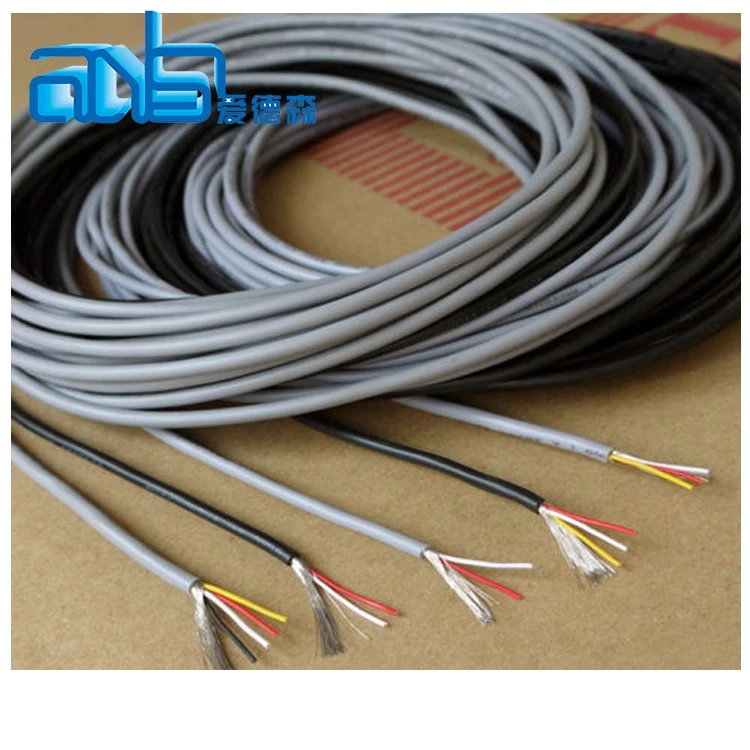 Multicores controlled cable shielding wire Headphone AWG24 26 28