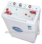 multifunction semi-auto twin tub clothes laundry machine