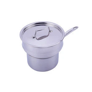 Multifunction Triply stainless steel vegetable optima types of steamer basket cookware for sale