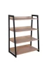 Multifunctional Home Office Display Stand Storage Rack 4 Tiers Bookcase MDF Bookshelf Wooden Bookshelf