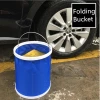 Multifunctional portable outdoor folding bucket camping barbecue fishing car bucket car washing bucket supplies wholesale