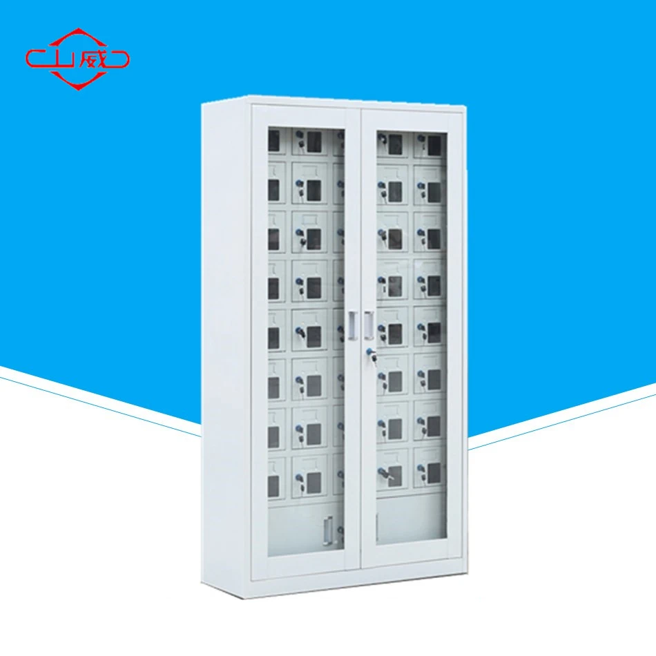 Multiple coin operated Mobile Cell Phone Charging Cabinet Station