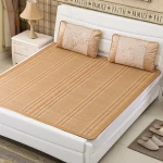Natural Bamboo Area Rug Large Bamboo Bathroom Mat Floor Runner Bamboo Matting Carpet for Bedroom Living Room