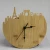 Natural bamboo wall clock wood wall clock customized design