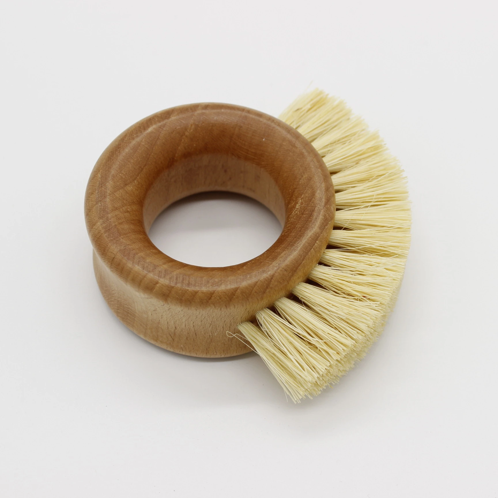 Natural Brushes Set Wood and Bamboo Handle Scraper Scrub Sisal Brush for Pans Pots Kitchen Sink Cleaning  Eco Friendly