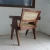 Import Natural or Black Finished V Leg  Office Wood Rattan Cane Chair from China