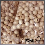 natural unfinished wood beads with hole custom hole wooden beads