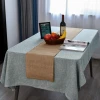 Nature burlap jute table runner for home decor / wedding / party