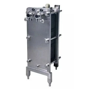 NBR Gasket Sanitary Stainless Steel Plate Type Heat Exchanger