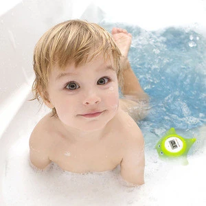 New baby goods Cute fish float baby bath toy room water thermometer ship fast