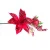 Import New christmas plastic artificial flowers ornament arrangement head from China