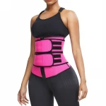 New Custom Logo Three Belt Neoprene Waist Trainer Women Workout Slim Tummy Control Compression Waist Trimmer Belt