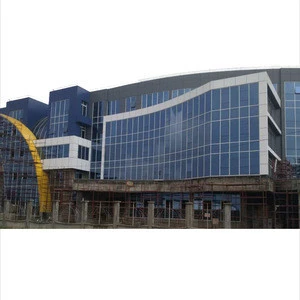 NEW Customized exterior facade double glazing aluminum glass curtain wall system cost per square foot glass curtain wall