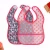 Import new design embroidered cotton baby bibs polyester printing cute baby drool bibs from China
