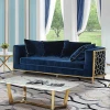 new design hotel  gold steel fabric leather sofas sets home couch living room sofa furniture