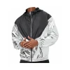 New design Metallic Colorblock dropped shoulders Windbreaker Jacket