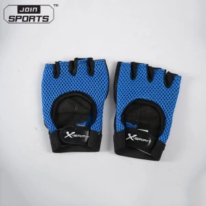 New design neoprene mesh fabric half finger fitness gym gloves men sports gloves