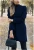 Import New Fashion Women Girls Long Sleeve stand collar Solid Color Medium Coat Hot Sell Long Wool Coat from China