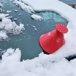 New Listing  Scrape A Round   Cone-Shaped Car Windshield Ice Scraper Snow Shovel Tool  Multi-purpose Car Ice Scraper NA155