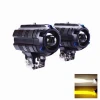 New mini driving light laser gun motorcycle lighting system,dual colors 30W*2 motorcycle M3 PRO motorcycle fog lights