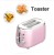 Import New Model home use toaster oven heating element, electric toaster, 2 slice bread toaster from China