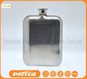 New product factory directly 6oz stainless steel hip flask