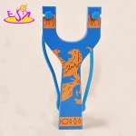 New product Kids wooden slingshot toys,Cheap interesting wooden toy slingshot,Wooden outdoor shooting toy slingshot W01A061