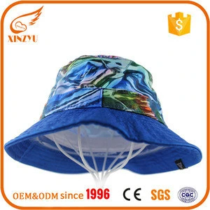 New products waterproof printed floppy summer bucket hat cheap