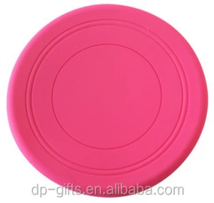 New Soft Pet Dog Natural Rubber Silicone flying disc Flyer