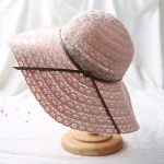 New Style Fashion Lady Folded Floppy Straw Hat