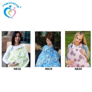 New Style Soft Cotton Nursing Cover Factory for Breastfeeding Baby Car Seat Cover Canopy