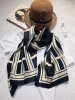 New stylish design and unique 170*55cm long silk scarf shawl for women