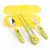Import New trendy cute cartoon pattern flatware set heat prevent design baby learning flatware ser from China