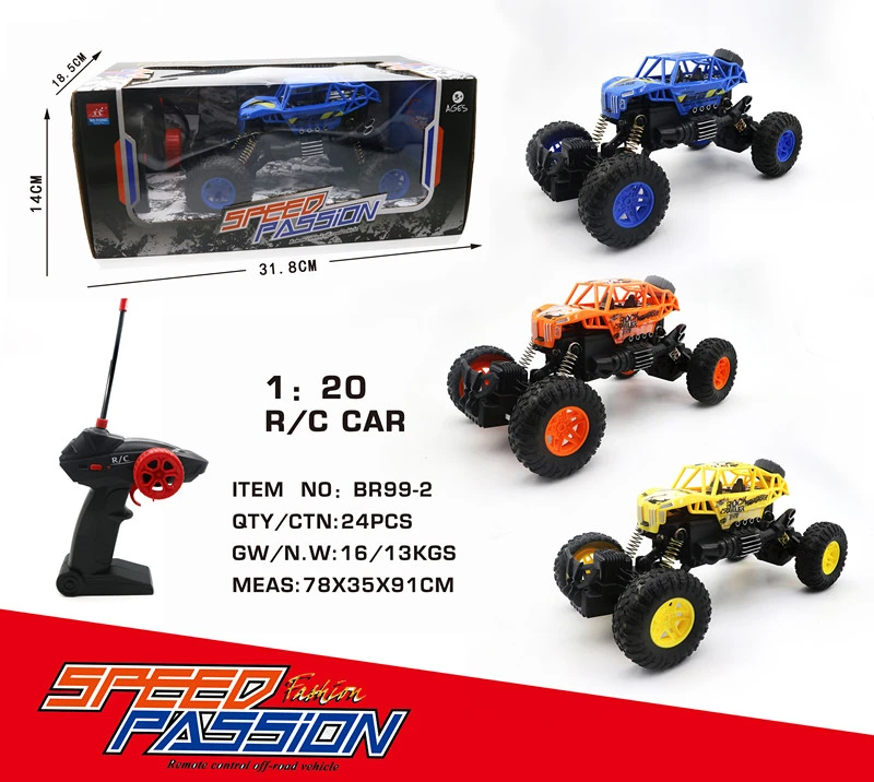 New version  Radio Control Car Crawler Cars Toys Off Road Vehicle High Speed RC Car with remote